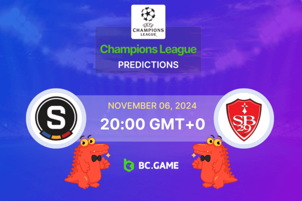 Sparta Prague vs Brest Prediction, Odds, Betting Tips – UEFA Champions League 06/11/2024