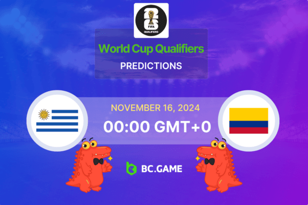 Uruguay vs Colombia Prediction, Odds, Betting Tips – World Cup Qualifiers 16/11/2024