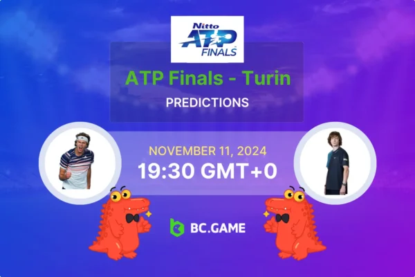 Alexander Zverev vs Andrey Rublev (2:0): ATP Finals 11/11/2024