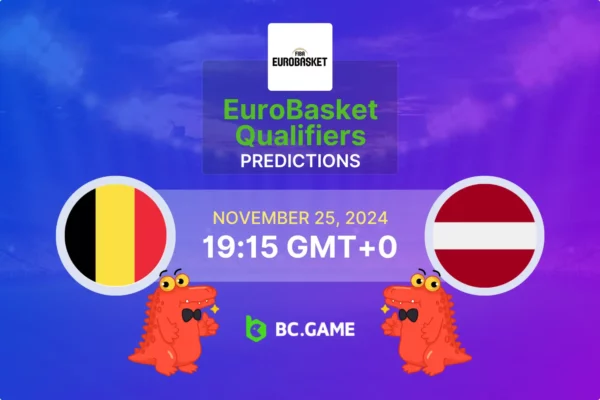 Belgium vs Latvia Prediction, Odds, Betting Tips – EuroBasket Qualifiers 25/11/2024