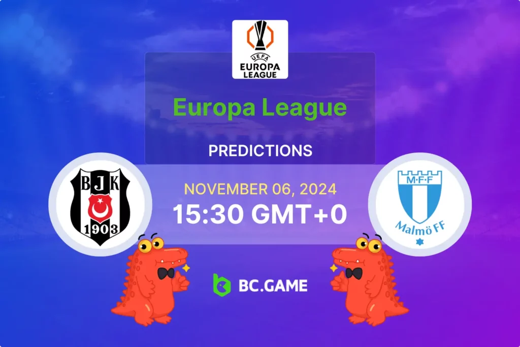 Europa League Clash: Besiktas vs Malmo – Predictions, Odds & Lineups.