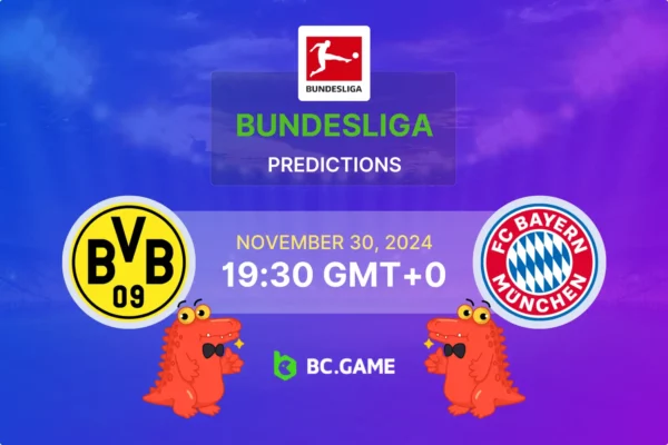 Borussia Dortmund vs Bayern Munich (1:1): Bundesliga 30/11/2024