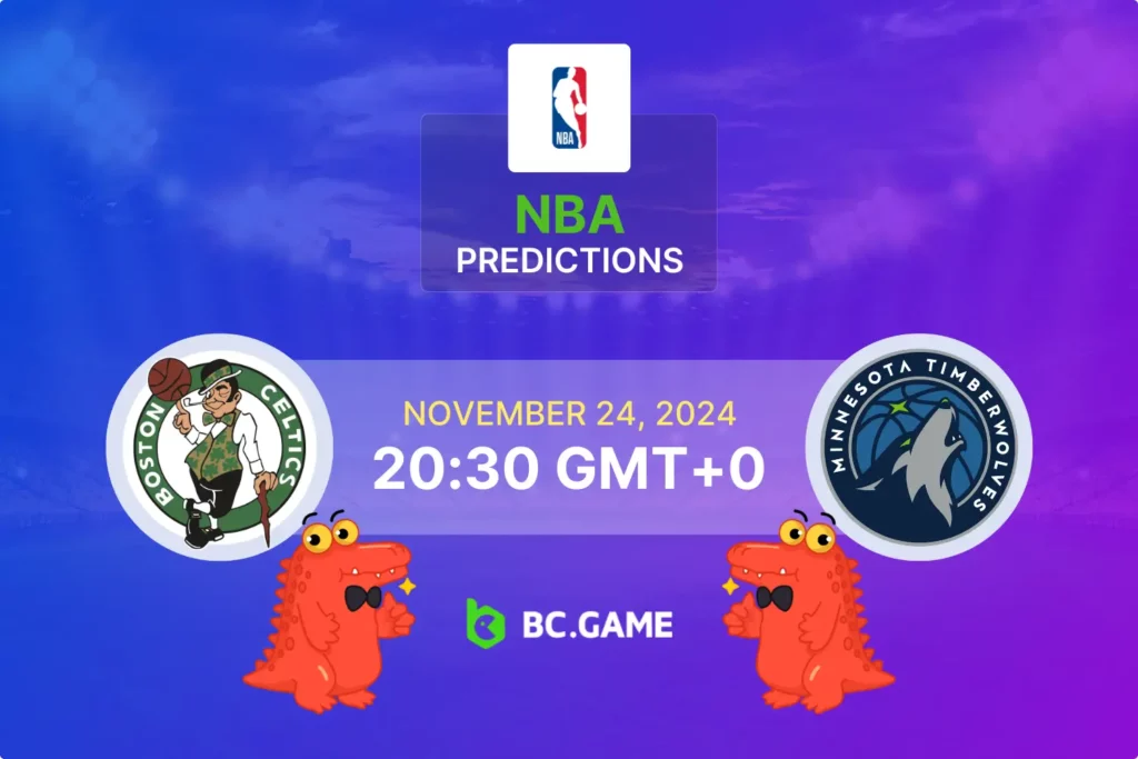 Celtics vs Timberwolves: Prediction & Odds for November 24.