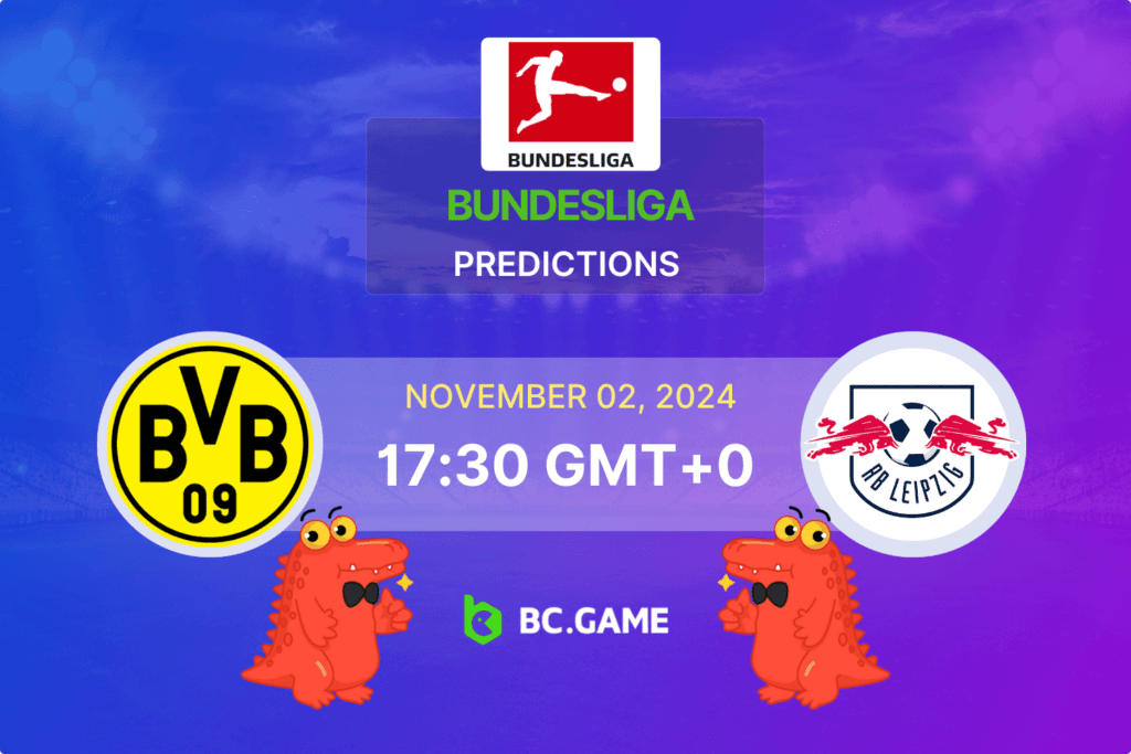 Match prediction for the Borussia Dortmund vs RB Leipzig game at Bundesliga 2024