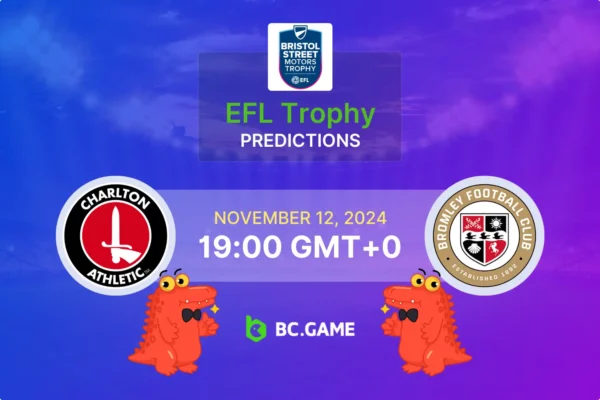 Charlton Athletic vs Bromley (1:0): EFL Trophy 12/11/2024