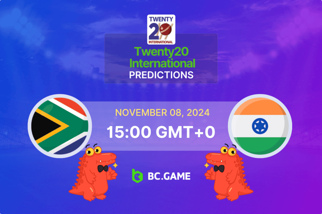 Match prediction for the South Africa vs India game at T20 International Series 2024.