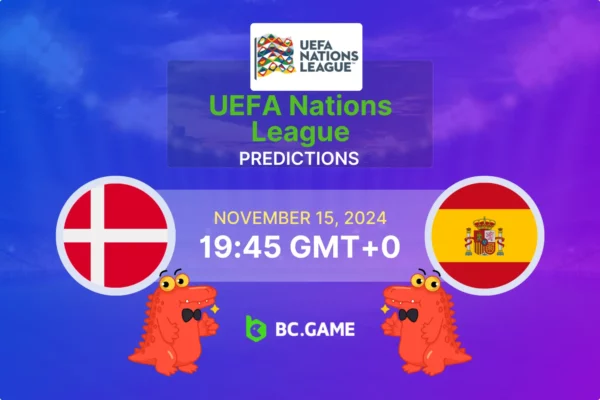 Denmark vs Spain Prediction, Odds, Betting Tips – UEFA Nations League 15/11/2024