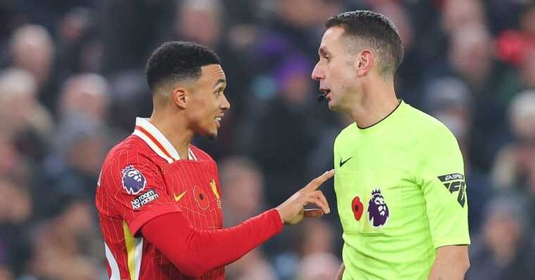 Five Referees Banned from Liverpool Matches