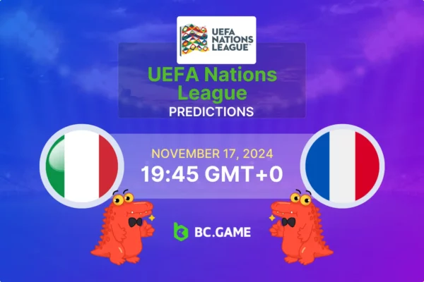 Italy vs France Prediction, Odds, Betting Tips – UEFA Nations League 17/11/2024