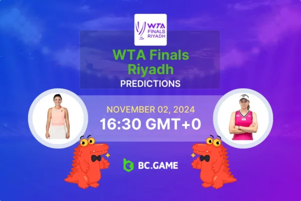 Jasmine Paolini vs Elena Rybakina (2:0): WTA Finals 02/11/2024