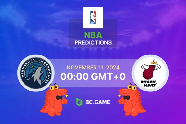 Minnesota Timberwolves vs Miami Heat (94:95): NBA 11/11/2024