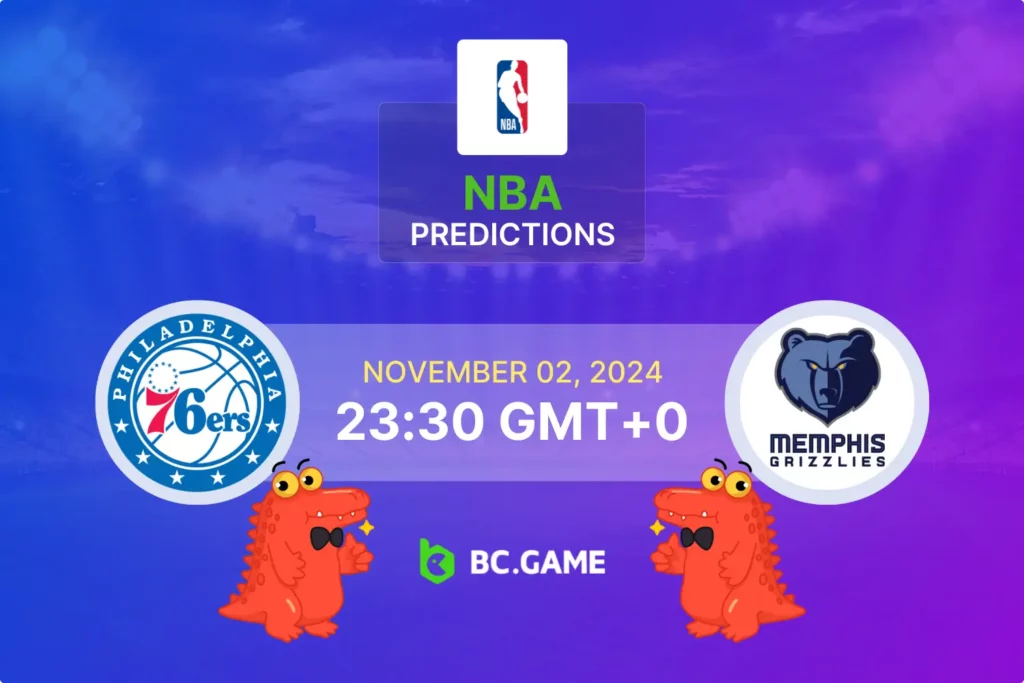 Philadelphia 76ers vs Memphis Grizzlies Prediction, Odds, and Expert Betting Tips.