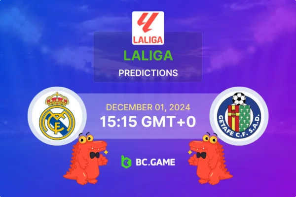 Real Madrid vs Getafe (2:0): La Liga 01/12/2024