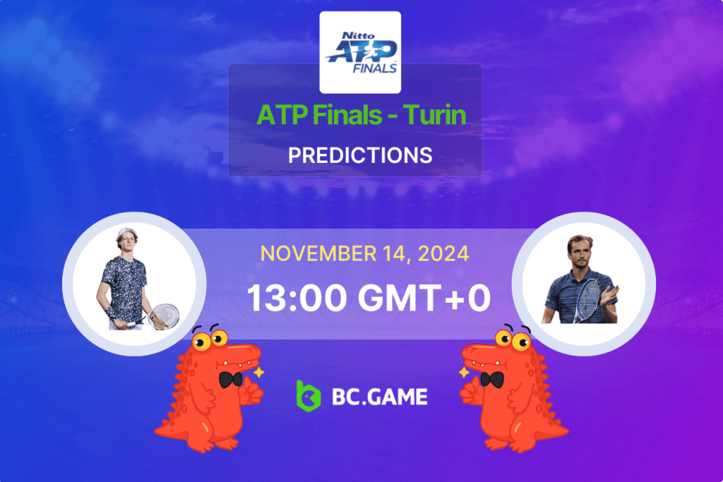 Match prediction for the Sinner vs Medvedev game at ATP Shanghai Masters 2024.