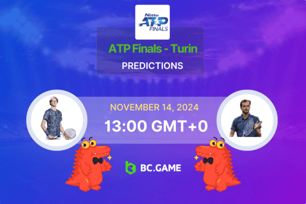 Sinner vs Medvedev Prediction, Odds, Betting Tips – ATP Finals Turin 14/11/2024