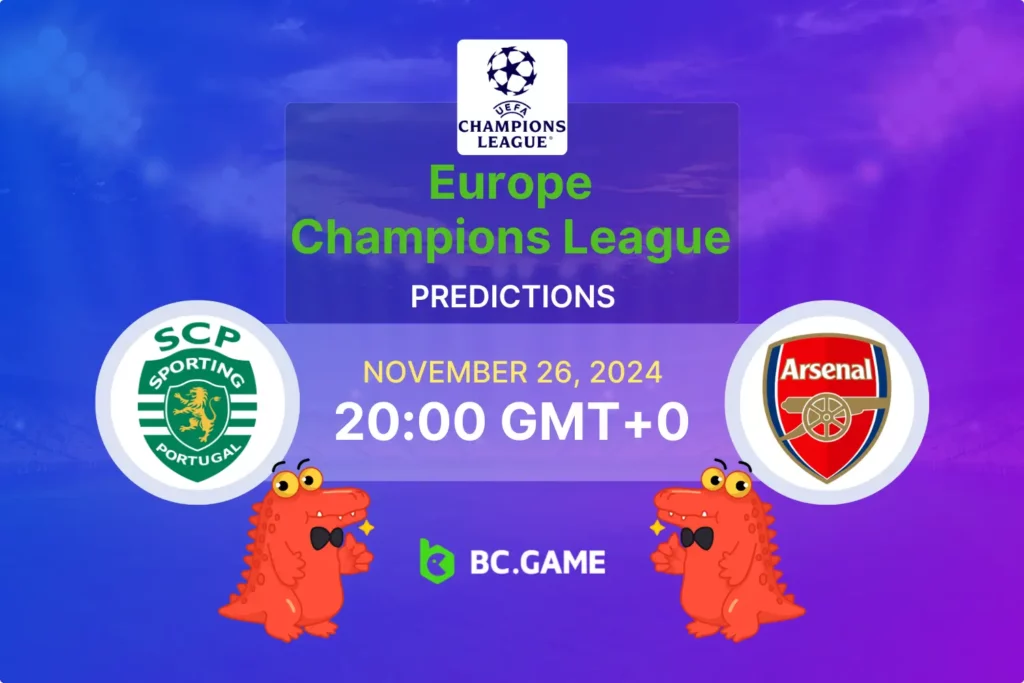 Sporting Lisbon vs Arsenal: Predictions and Lineups Breakdown.