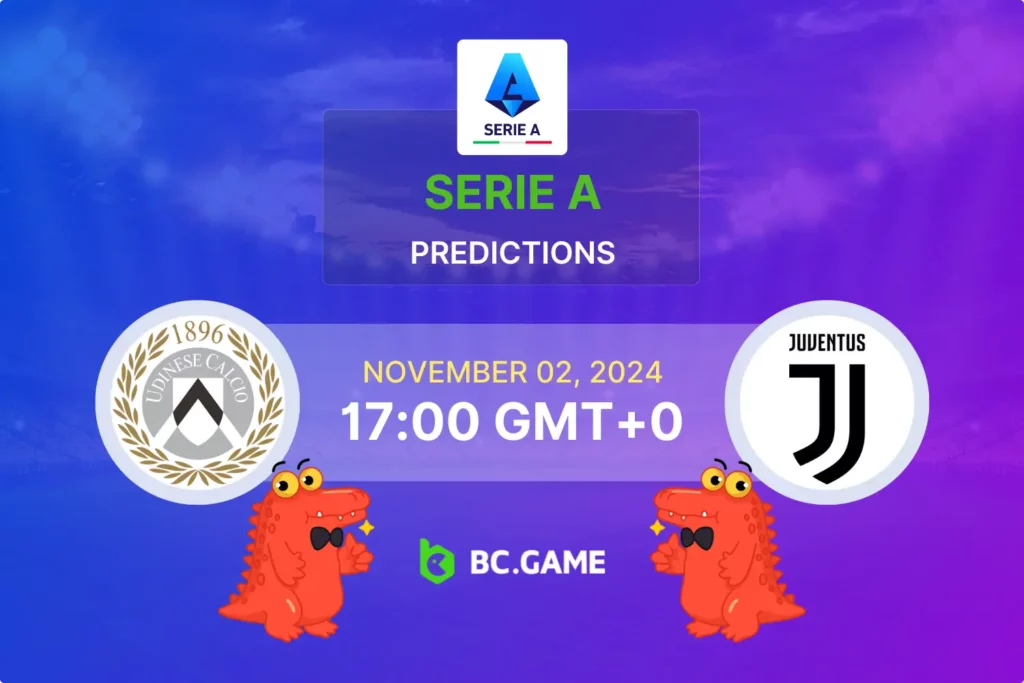 Udinese vs Juventus (0:2): Serie A 02/11/2024