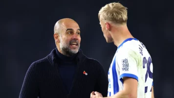 Van Hecke’s Fiery Exchange with Guardiola After Brighton’s Win