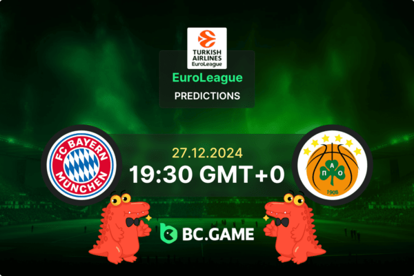 Bayern Munich vs Panathinaikos Prediction, Odds, Betting Tips – Euroleague 27/12/2024