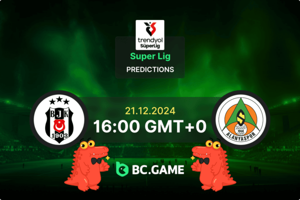 Besiktas vs Alanyaspor (1:1): Turkish Super Lig 21/12/2024