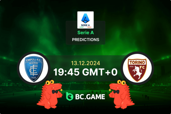 Empoli – Torino: Palpite, probabilidades e dicas de apostas – Série A 13/12/2024