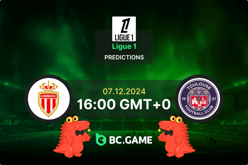 Monaco vs Toulouse (2:0): Ligue 1 07/12/2024