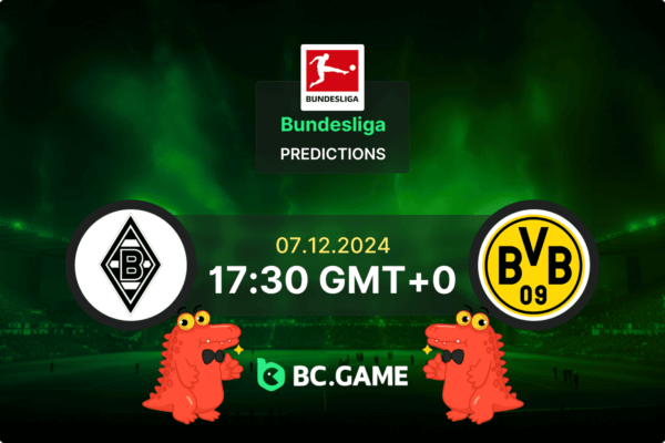 Monchengladbach vs Dortmund (1:1): Bundesliga 07/12/2024