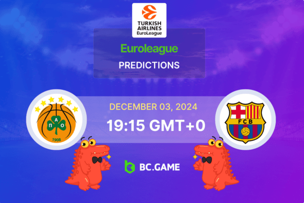 Panathinaikos vs Barcelona (90:89): EuroLeague 03/12/2024