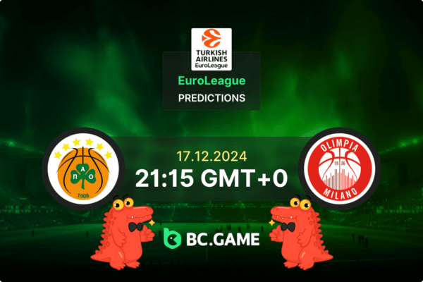 Panathinaikos vs Olimpia Milano (103:74): EuroLeague 17/12/2024