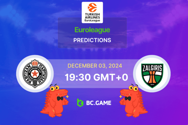 Partizan vs Zalgiris Kaunas (84:78): Euroleague 03/12/2024