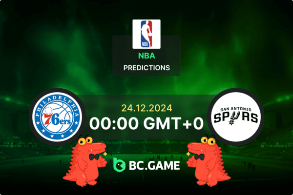 Philadelphia 76ers vs San Antonio Spurs (111:106): NBA 24/12/2024