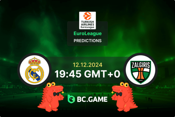 Real Madrid vs Zalgiris Kaunas (83:92): EuroLeague 12/12/2024