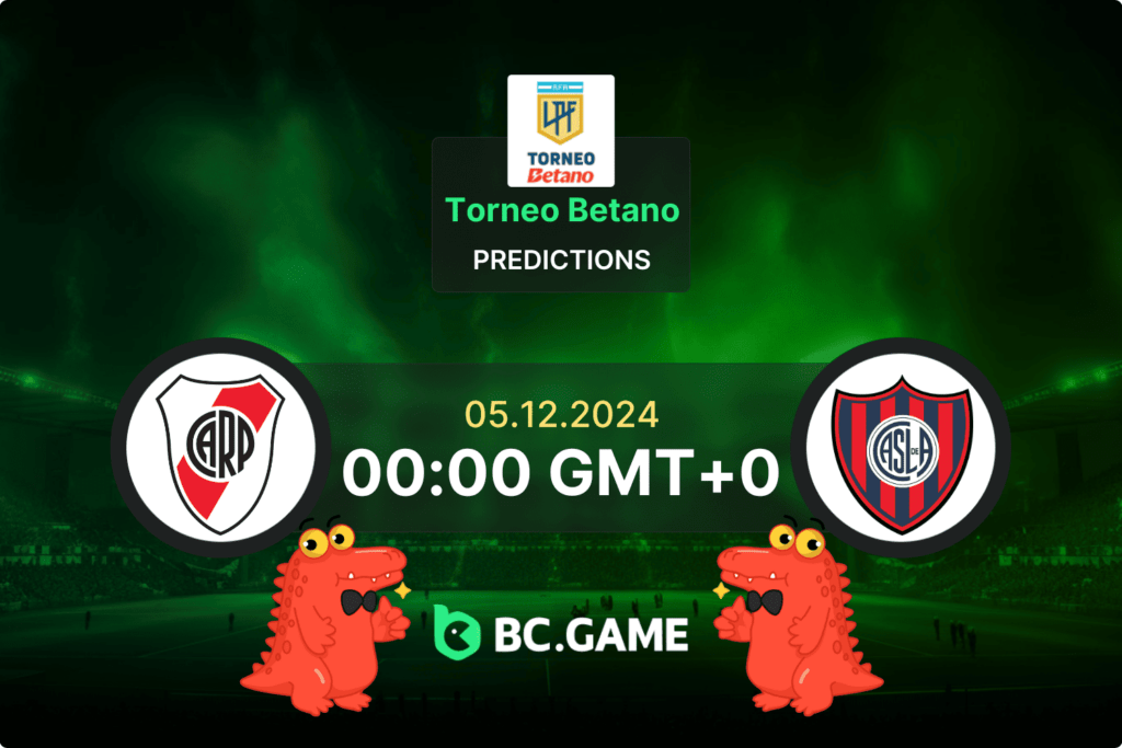 River Plate vs San Lorenzo Prediction, Odds, Betting Tips – Torneo Betano 05/12/2024