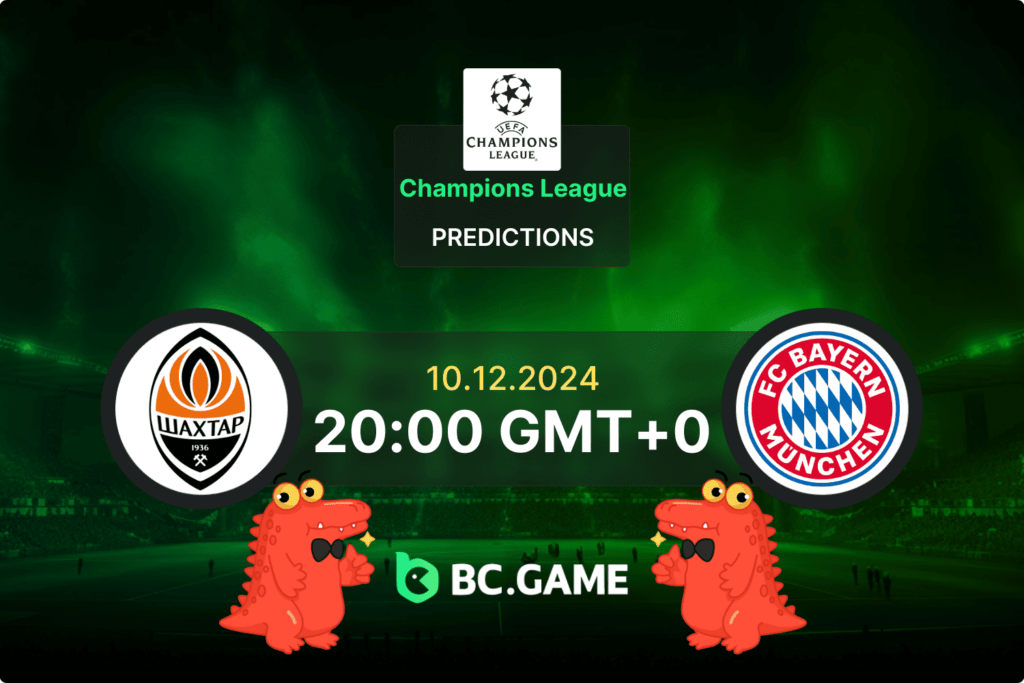 Shakhtar Donetsk vs Bayern Munich (1:5): UEFA Champions League 10/12/2024