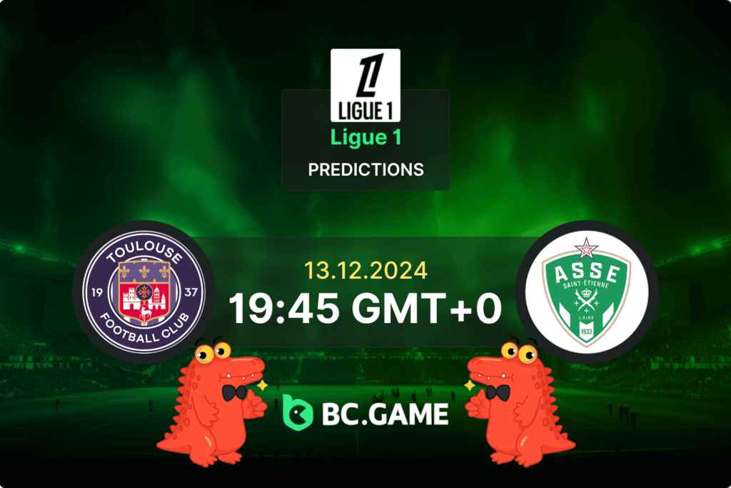 Toulouse vs Saint-Étienne (2:1): Ligue 1 13/12/2024