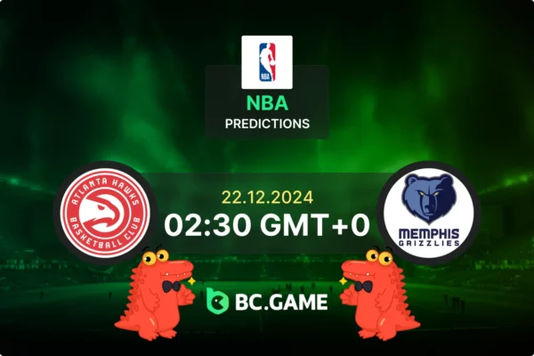 Atlanta Hawks vs Memphis Grizzlies (112:128): NBA 22/12/2024