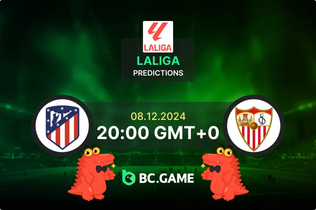 Atletico Madrid vs Sevilla (4:3): LaLiga 08/12/2024