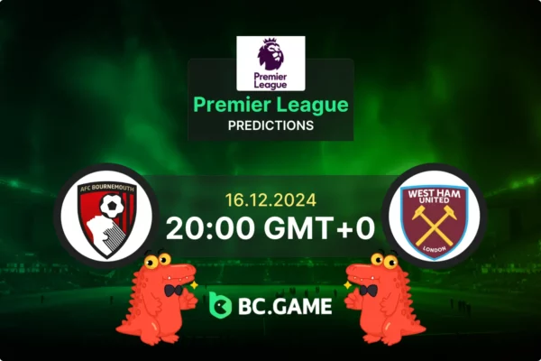 Bournemouth vs West Ham United (1:1): Premier League 16/12/2024