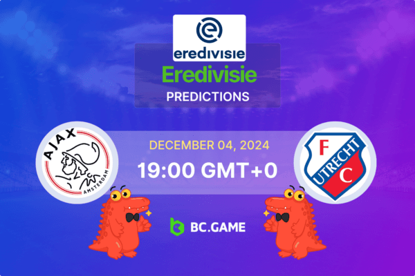 Ajax vs Utrecht Prediction, Odds, Betting Tips – Eredivisie 04/12/2024