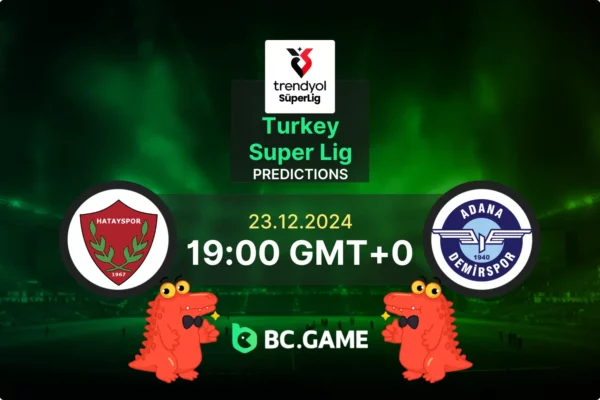 Hatayspor vs Adana Demirspor (1:3): Turkish Super Lig 23/12/2024