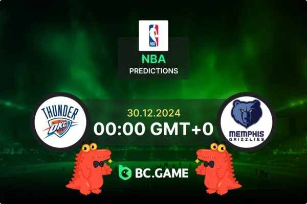 Oklahoma City Thunder vs Memphis Grizzlies (130:106): NBA 30/12/2024