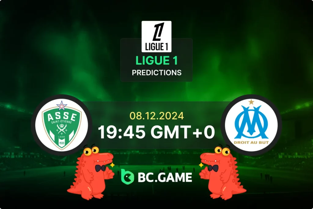 Saint-Etienne vs Marseille (0:2): Ligue 1 08/12/2024