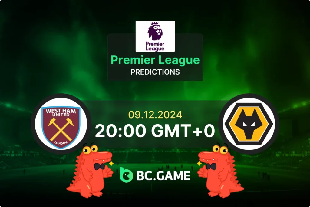 West Ham vs Wolverhampton (2:1): Premier League 09/12/2024