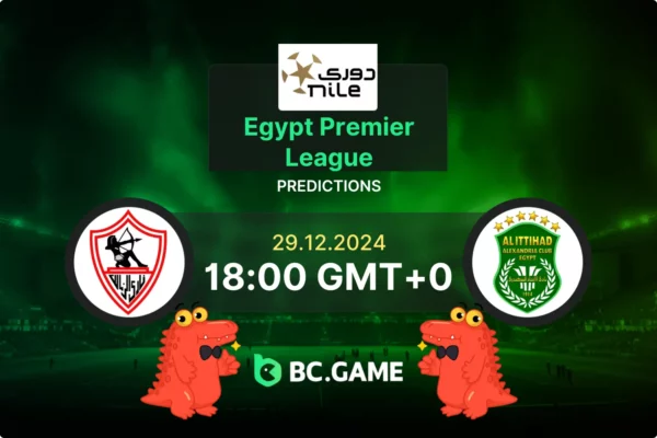 Zamalek vs Al-Ittihad Prediction, Odds, Betting Tips – Egypt Premier League 29/12/2024