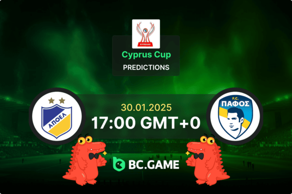 APOEL vs Pafos Prediction, Odds, Betting Tips – Cyprus Cup 30/01/2025