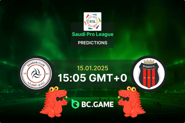 Al Shabab vs Al Riyadh (2:1): Saudi Professional League 15/01/2025