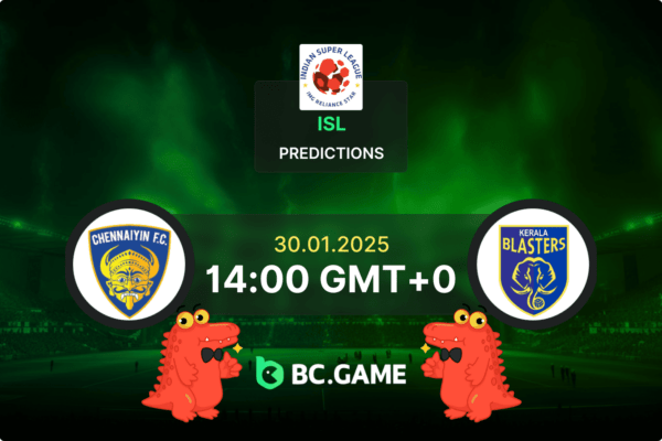 Chennaiyin vs Kerala Blasters (1:3): Indian Super League 30/01/2025