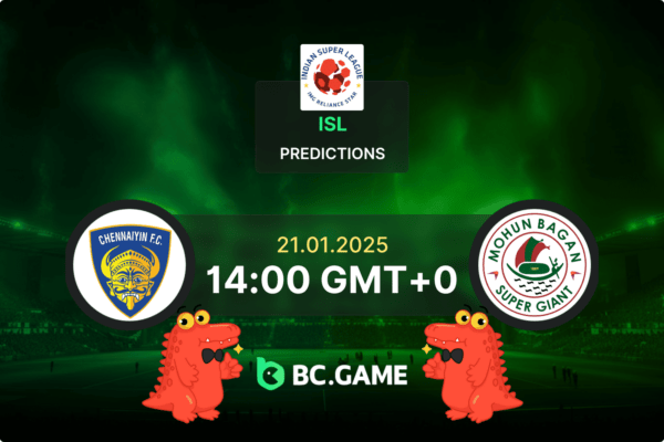 Chennaiyin vs Mohun Bagan (0:0): Indian Super League 21/01/2025