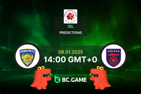 Chennaiyin vs Odisha FC (2:2): Indian Super League 09/01/2025