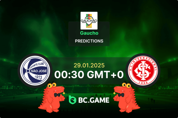 EC Sao Jose vs Internacional Prediction, Odds, Betting Tips – Gaucho 29/01/2025